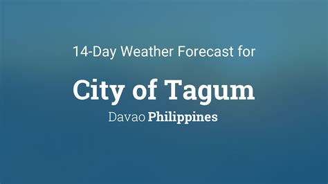 weather forecast tagum city|Tagum, Philippines Hourly Weather Forecast .